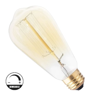Foto 6 | Foto 6 | Foco Edison Vintage Bulbo HEE St64 40w Incandecente Dimeable Transparente 2 Piezas