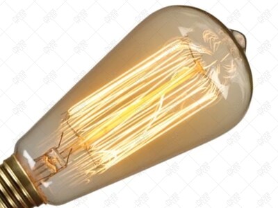 Foto 4 | Foto 4 | Foco Edison Vintage Bulbo HEE St64 40w Incandecente Dimeable Transparente 10 Piezas