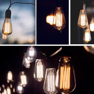 Foto 6 | Foto 6 | Foco Edison Vintage Bulbo HEE St64 40w Incandecente Dimeable Transparente 10 Piezas