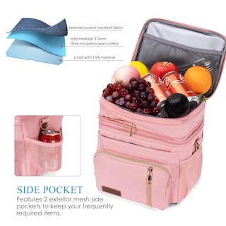 Foto 4 | Foto 4 | Lonchera Miycoo Doble Cubierta Aislante Rosa 15 L - Venta Internacional