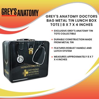 Foto 7 | Foto 7 | Lonchera Toynk Grey's Anatomy Doctors, Bolsa Metálica - Venta Internacional.