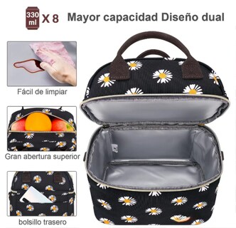Foto 2 | Foto 2 | Lonchera Térmica Xtellar De Doble Compartimiento Premium Para Mujeres Sofisticadas