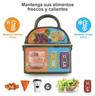 Foto 3 | Foto 3 | Lonchera Térmica Xtellar De Doble Compartimiento Premium Para Mujeres Sofisticadas