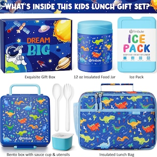 Foto 2 | Foto 2 | Set De Loncheras Fimibuke Kids Bento Con Termo De 350 Ml, Bolsa Y Más - Venta Internacional.