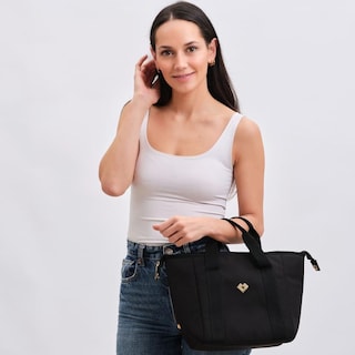 Foto 8 | Foto 8 | Lonchera Luckyly Leni Bolsa Almuerzo Mujer Térmica Impermeable Con Compartimento Grande Botones Despegables Anti Derrames Negro