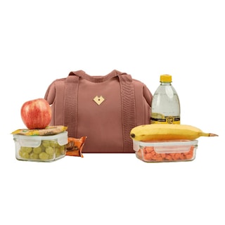 Foto 4 | Foto 4 | Lonchera Luckyly Leni Bolsa Almuerzo Mujer Térmica Impermeable Con Compartimento Grande Botones Despegables Anti Derrames Coral
