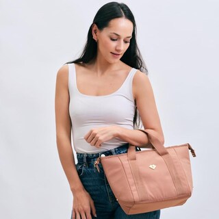 Foto 8 | Foto 8 | Lonchera Luckyly Leni Bolsa Almuerzo Mujer Térmica Impermeable Con Compartimento Grande Botones Despegables Anti Derrames Coral