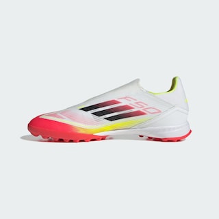 Foto 3 | Foto 3 | Guayos F50 League Laceless Pasto Sintético Adidas Blanco Unisex