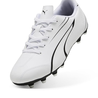 Foto 4 | Foto 4 | Tenis Para Fútbol Soccer Puma Vitoria Para Niño Blanco