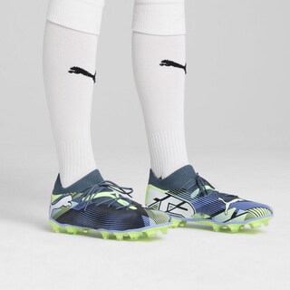 Foto 4 | Foto 4 | Tenis Para Fútbol Puma Future 7 Match Tacos Para Hombre Azul Acero
