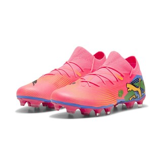 Foto 3 | Foto 3 | Taquetes para Futbol Puma Future 7 Match Njr Fg/ag Unisex Rosas