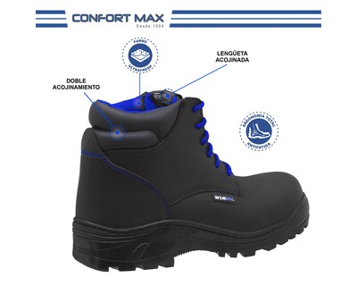 Foto 4 | Foto 4 | Zapato de Seguridad Dieléctrico Wsm 2953-dh color Negro - Cómodo Y Ligero