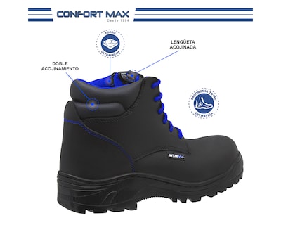 Foto 4 | Foto 4 | Zapato de Seguridad Dieléctrico Wsm 2953-dh color Negro - Cómodo Y Ligero