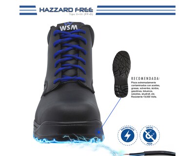 Foto 5 | Foto 5 | Zapato de Seguridad Dieléctrico Wsm 2953-dh color Negro - Cómodo Y Ligero