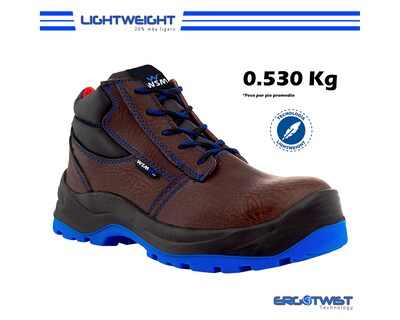 Foto 2 | Foto 2 | Zapato De Seguridad Industrial Wsm 2958-mt Color Marrón - Cómodo Y Ligero