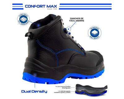 Foto 3 | Foto 3 | Zapato De Seguridad Industrial Wsm 2957-mt Color Negro - Cómodo Y Ligero