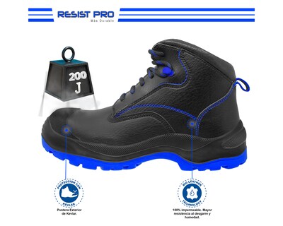 Foto 4 | Foto 4 | Zapato De Seguridad Industrial Wsm 2957-mt Color Negro - Cómodo Y Ligero