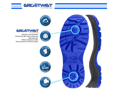 Foto 7 | Foto 7 | Zapato De Seguridad Industrial Wsm 2959-mt Color Negro - Cómodo Y Ligero