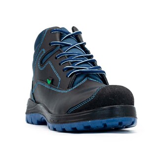 Foto 6 | Foto 6 | Bota De Seguridad Vanvien BLUAKLN3D Blu color Negro De Piel