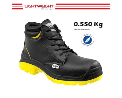 Foto 2 | Foto 2 | Zapato de Seguridad Tigo By Wsm 9005-mt Ergonómico y Muy Ligero color Negro