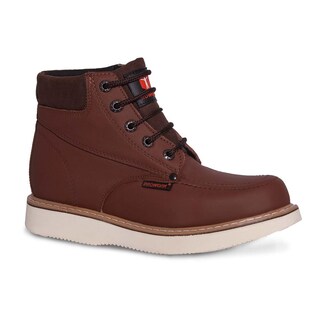 Foto 1 | Foto 1 | Bota Hombre Industrial Tactica Trabajo Vaquera Seguridad P07 Cafe