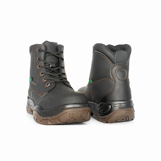 Foto 5 | Foto 5 | Botas de Seguridad de Piel Lisa Vanvien Wiz Negras para Hombre