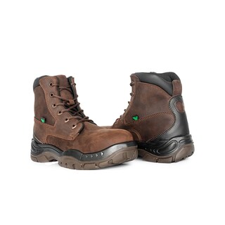 Foto 6 | Foto 6 | Bota de Seguridad de Piel Encerada Vanvien Wiz Marrón para Hombre