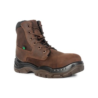 Foto 7 | Foto 7 | Bota de Seguridad de Piel Encerada Vanvien Wiz Marrón para Hombre
