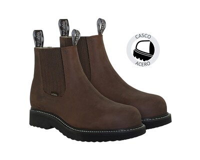 Foto 3 | Foto 3 | Bota Botín De Trabajo Con Casquillo Establo Modelo 500
