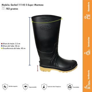 Foto 4 | Foto 4 | Bota Montana Industrial Negras para Hombre