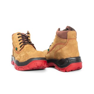 Foto 6 | Foto 6 | Bota Vanvien Borcegui de Seguridad Euro Piel Crazy Edición Escarlata