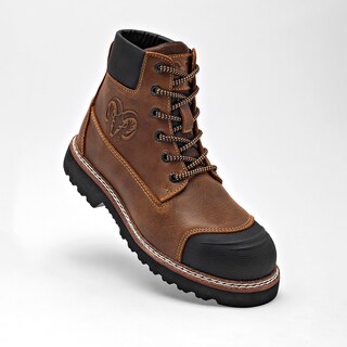 Foto 4 | Foto 4 | Bota Industrial Ram Café Casco de Acero para Hombre