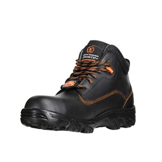 Foto 6 | Foto 6 | Botas Edubto 945 Negro Naranja Industrial Dielectrica Piel