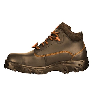 Foto 5 | Foto 5 | Botas Edubto 945 Cafe Naranja Industrial Dielectrica Piel