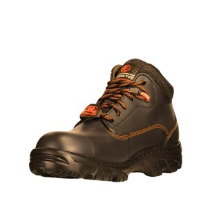 Foto 6 | Foto 6 | Botas Edubto 945 Cafe Naranja Industrial Dielectrica Piel