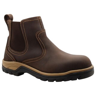 Foto 2 | Foto 2 | Botas Industriales Exterior Piel Color Café Para Hombre De Rbmove