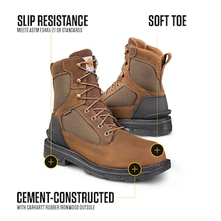 Foto 3 | Foto 3 | Botas De Trabajo Carhartt Ironwood Impermeables Para Hombre, Color Marrón, 10 M - Venta Internacional.