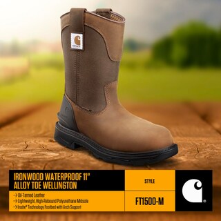 Foto 4 | Foto 4 | Botas De Trabajo Carhartt Ironwood Con Puntera De Seguridad Impermeables Para Hombre - Venta Internacional.