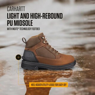 Foto 6 | Foto 6 | Botas De Trabajo Carhartt Ironwood Impermeables Para Hombre, 6 Pulgadas, Color Marrón - Venta Internacional.