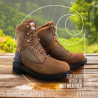 Foto 2 | Foto 2 | Botas De Trabajo Carhartt Ironwood Impermeables Para Hombre, Color Marrón, 12 M - Venta Internacional.