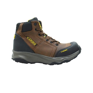 Foto 3 | Foto 3 | Bota Outdoor Para Hombre Piel Café Suela Antiderrapante Cafe