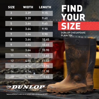 Foto 2 | Foto 2 | Botas Dunlop Impermeables para Hombre