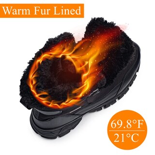 Foto 2 | Foto 2 | Botas De Nieve Shulook Impermeables Con Forro De Piel Cálida Para Hombre - Venta Internacional.