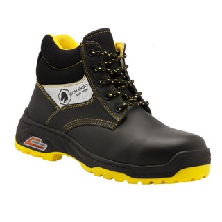 Foto 1 | Foto 1 | Botas De Trabajo Comando Modelo 2205 Ergonomicas Industriales De Piel Con Casco De Seguridad