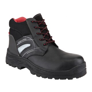 Foto 1 | Foto 1 | Botas De Trabajo Comando Modelo 5520 Ergonomicas Industriales De Piel Con Casco De Seguridad
