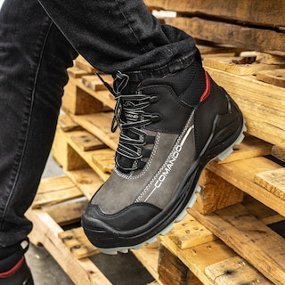 Foto 5 | Foto 5 | Botas De Trabajo Comando Modelo 1230 Ergonomicas Iindustriales De Piel Con Casco De Seguridad