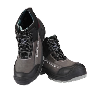 Foto 6 | Foto 6 | Botas De Trabajo Comando Modelo 1230 Ergonomicas Iindustriales De Piel Con Casco De Seguridad