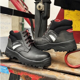 Foto 6 | Foto 6 | Botas De Trabajo Comando Modelo 5520 Ergonomicas Industriales De Piel Con Casco De Seguridad