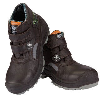 Foto 7 | Foto 7 | Botas De Trabajo Para Diabeticos Anticlavos Comando Modelo 1238 Ergonomicas Industriales De Piel Con Casco De Seguridad