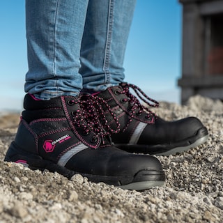 Foto 3 | Foto 3 | Botas De Trabajo Para Mujer Comando Modelo 207 Ergonomicas Industriales De Piel Con Casco De Seguridad